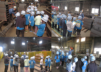 釧路町立別保小学校５年生の皆さんが社会科見学で工場見学に来てくださいました。