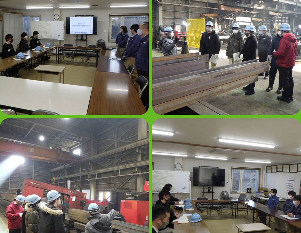 釧路湖陵高校定時制1年生による職場訪問がありました。