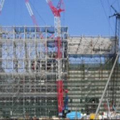 【建物】釧路広域連合ごみ処理施設建設工事/炉体鉄骨