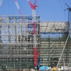 【建物】釧路広域連合ごみ処理施設建設工事/炉体鉄骨